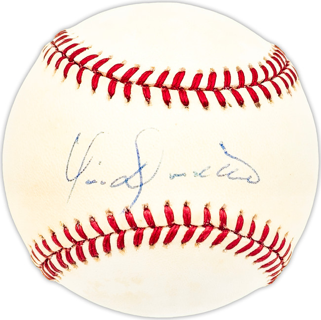 Vic Davalillo Autographed Official AL Baseball Pittsburgh Pirates, Los Angeles Dodgers Beckett BAS QR #BM25765