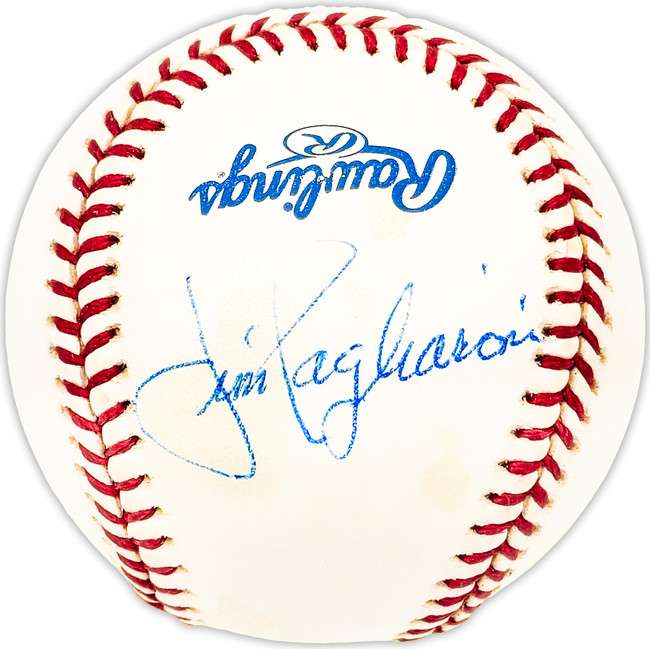 Jim Pagliaroni Autographed Official MLB Baseball Pittsburgh Pirates, Boston Red Sox Beckett BAS QR #BM25407