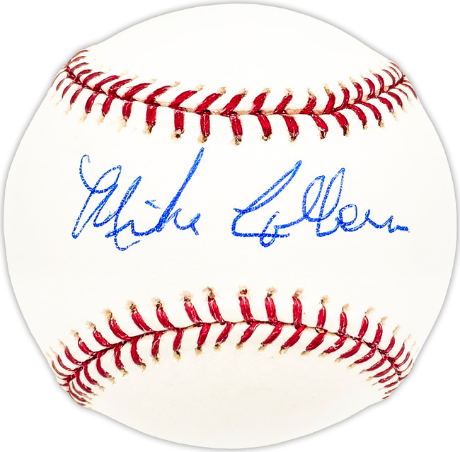 Mike Colbern Autographed Official MLB Baseball Chicago White Sox Beckett BAS QR #BM25528