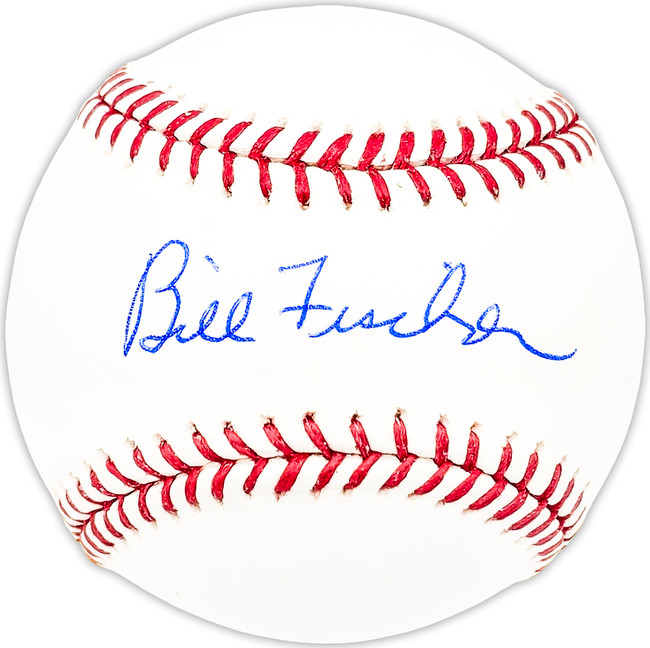 Bill Fischer Autographed Official MLB Baseball Chicago White Sox, Detroit Tigers Beckett BAS QR #BM25429