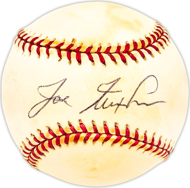 Joe Nuxhall Autographed Official NL Baseball Cincinnati Reds Beckett BAS QR #BM25547