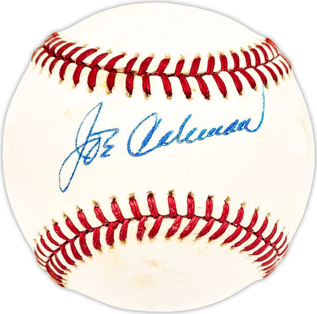 Joe Coleman Autographed Official AL Baseball Detroit Tigers Beckett BAS QR #BM25634