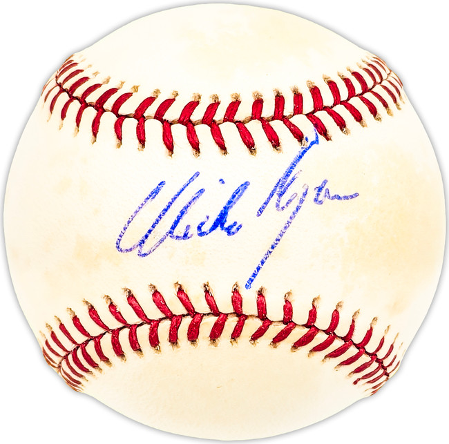 Mike Ryan Autographed Official NL Baseball Boston Red Sox, Philadelphia Phillies Beckett BAS QR #BM25695