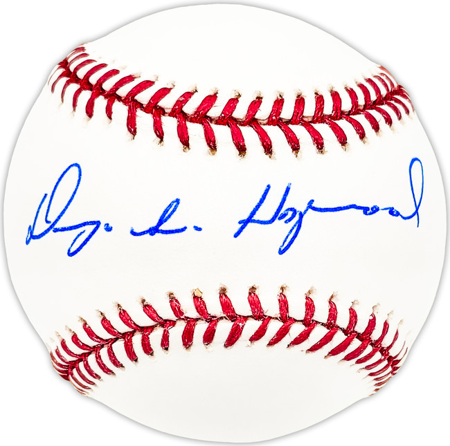 Drungo Hazewood Autographed Official MLB Baseball Baltimore Orioles Beckett BAS QR #BM25083