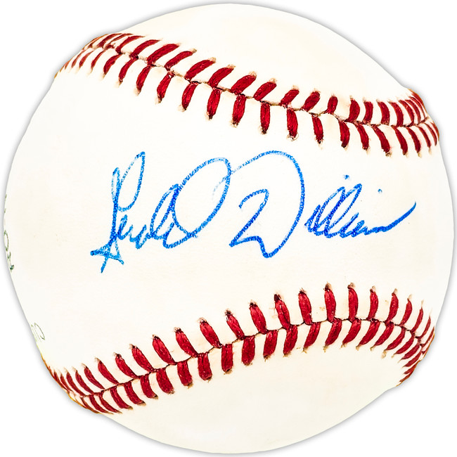 Gerald Williams Autographed Official NL Baseball New York Yankees, Atlanta Braves Beckett BAS QR #BM25816