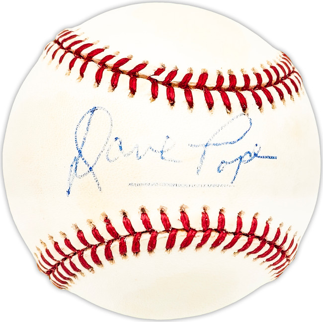 Dave Pope Autographed Official AL Baseball Baltimore Orioles, Cleveland Indians Beckett BAS QR #BM25152