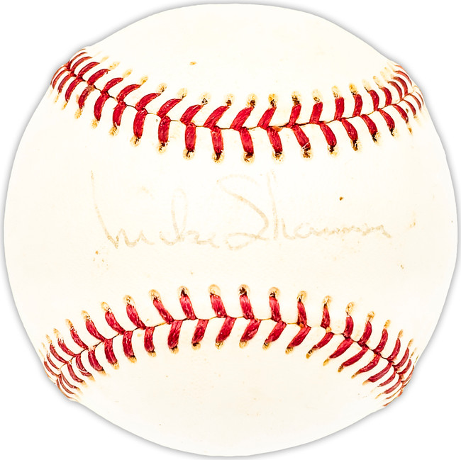 Mike Shannon Autographed Official Giles NL Baseball St. Louis Cardinals Vintage Signature Beckett BAS QR #BM25383