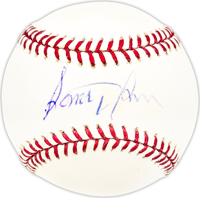 Santiago Rosario Autographed Official MLB Baseball KC A's Beckett BAS QR #BM25638