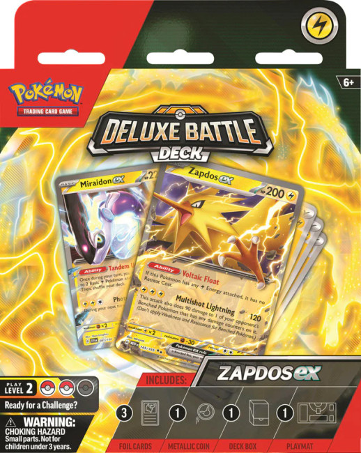 Pokemon EX Deluxe Battle Deck: Ninetales EX & Zapdos EX Deck Stock #227290