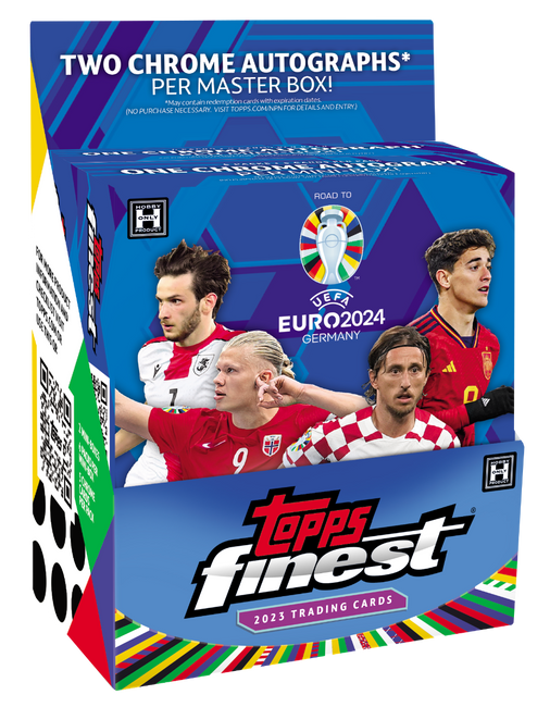 2024 Topps Finest Road to UEFA Euro Soccer Hobby Box Stock #227301