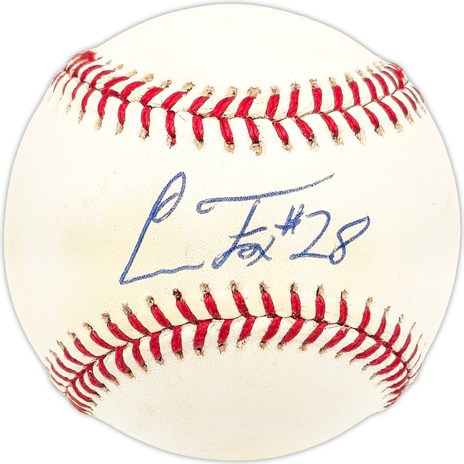 Chad Fox Autographed Official AL Baseball Boston Red Sox, Milwaukee Brewers SKU #227655