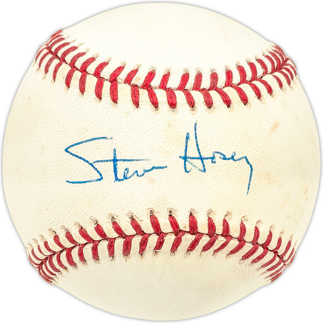 Steve Hosey Autographed Official NL Baseball San Francisco Giants SKU #227744