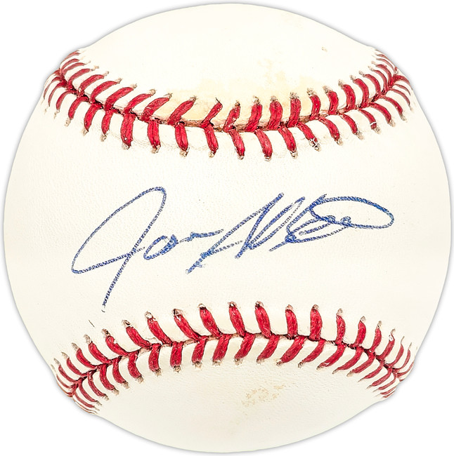 Jose Alberro Autographed Official AL Baseball Texas Rangers SKU #227746