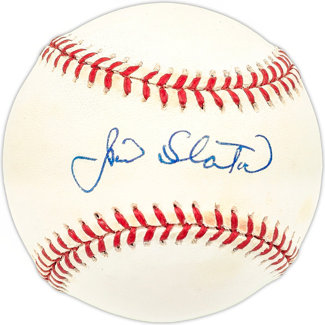 Jim Slaton Autographed Official AL Baseball Milwaukee Brewers SKU #227798