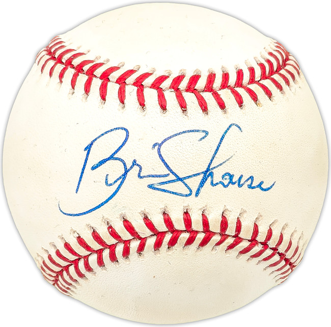 Brian Shouse Autographed Official NL Baseball Milwaukee Brewers, Texas Rangers SKU #227915