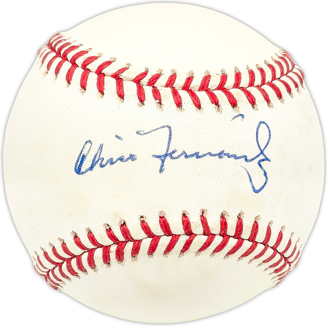 Chico Fernandez Autographed Official NL Baseball Br. Los Angeles Dodgers, Detroit Tigers SKU #227656