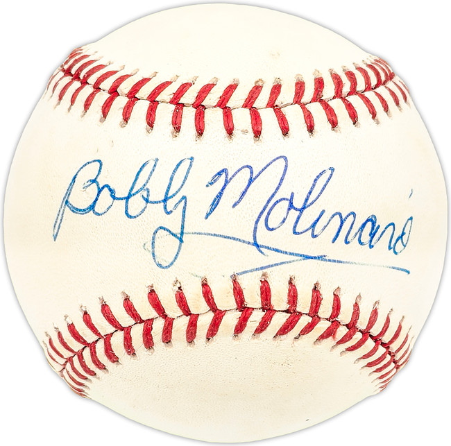 Bob Bobby Molinaro Autographed Official AL Baseball Chicago White Sox, Chicago Cubs SKU #227478