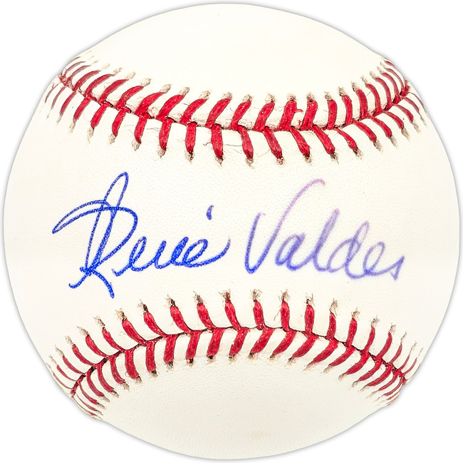 Rene Valdes Autographed Official MLB Baseball Brooklyn Dodgers SKU #227629