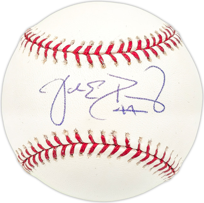 Jake Peavy Autographed Official MLB Baseball San Diego Padres, Boston Red Sox JSA #C24307