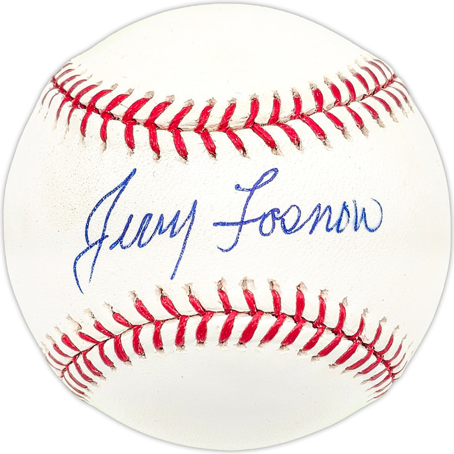 Jerry Fosnow Autographed Official MLB Baseball Minnesota Twins SKU #227581
