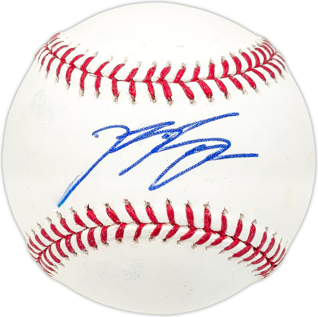 Ryan Braun Autographed Official MLB Baseball Milwaukee Brewers JSA #R42885