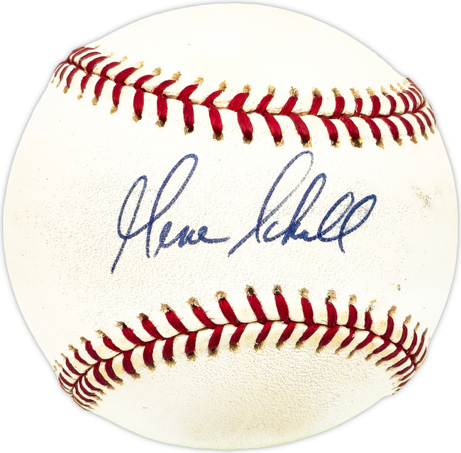 Gene Schall Autographed Official NL Baseball Philadelphia Phillies SKU #229859