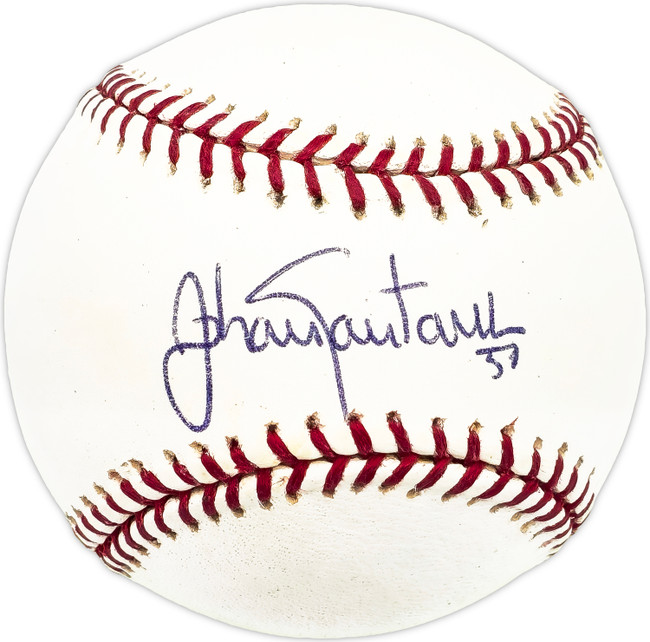 Johan Santana Autographed Official MLB Baseball New York Mets, Minnesota Twins Beckett BAS QR #BM17812