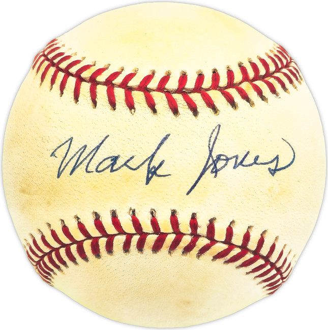 Mack Jones Autographed Official NL Baseball Milwaukee Braves, At. Braves Beckett BAS QR #BM25900
