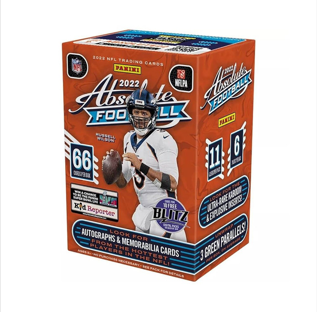 2022 Panini Absolute Football Blaster Box Stock #227282