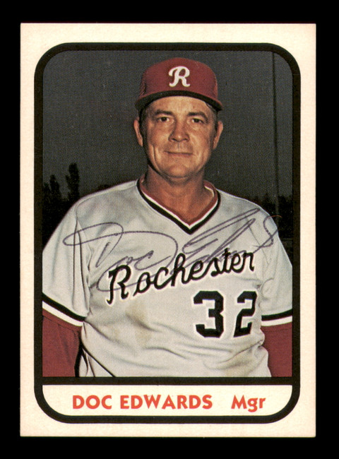 Doc Edwards Autographed 1981 TCMA Card #22 Rochester Red Wings SKU #231867