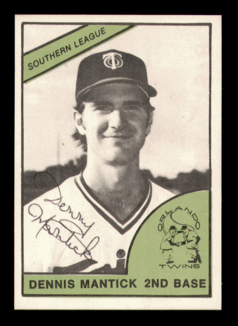 Dennis Mantick Autographed 1978 TCMA Rookie Card #230 Orlando Twins SKU #231818