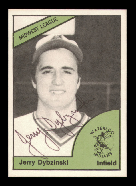 Jerry Dybzinski Autographed 1978 TCMA Rookie Card #149 Waterloo Indians SKU #231830