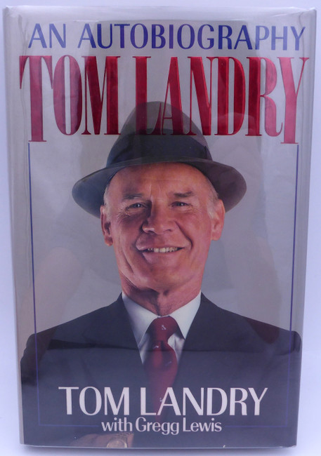 Tom Landry Autographed Book Dallas Cowboys "Best Wishes" Beckett BAS QR #BM37163