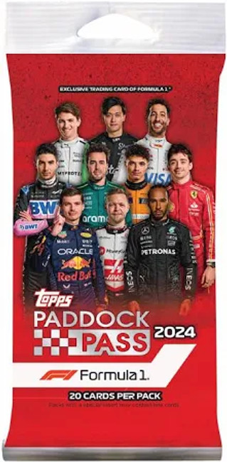2024 Topps Paddock Pass Formula 1 Racing Fat Pack Stock #236668