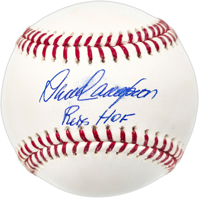 Dave Concepcion Autographed Official MLB Baseball Cincinnati Reds "Reds HOF" (Smudged) Beckett BAS Witness #W529090