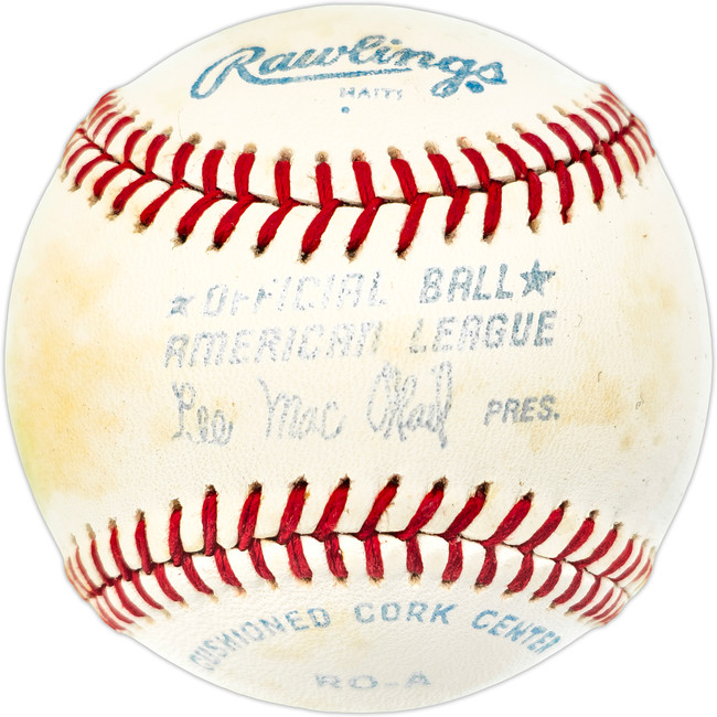 Unsigned MacPhail AL Baseball SKU #238377