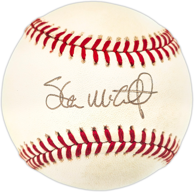 Steve McCatty Autographed Official AL Baseball Oakland A's Beckett BAS QR #BR49769
