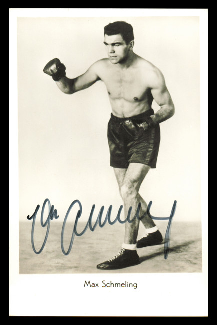 Max Schmeling Autographed 3.5x5.5 Photo SKU #240756