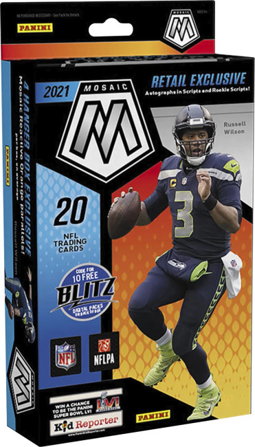 2021 Panini Mosaic Football Hanger Box Stock #243070