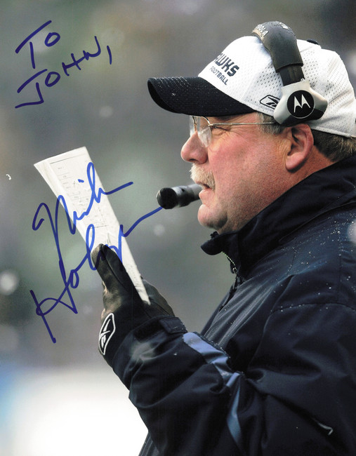 Mike Holmgren Autographed 11x14 Photo Seattle Seahawks SKU #243991