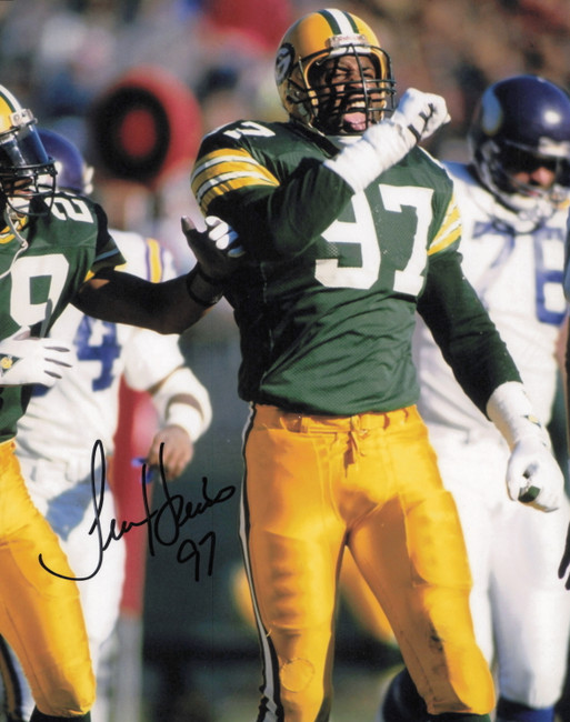 Tim Harris Autographed 8x10 Photo Green Bay Packers SKU #244807