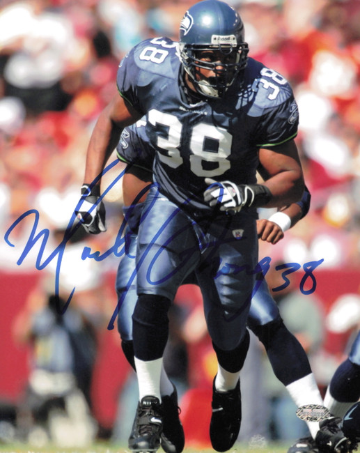Mack Strong Autographed 8x10 Photo Seattle Seahawks MCS Holo #63506