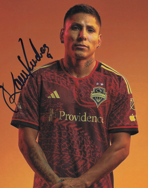 Raul Ruidiaz Autographed 8x10 Photo Seattle Sounders SKU #244077