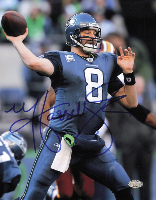 Matt Hasselbeck Autographed 8x10 Photo Seattle Seahawks MCS Holo #63030
