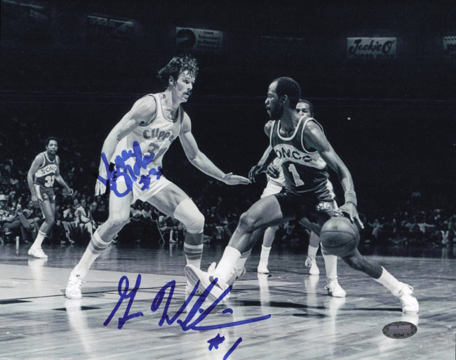 Gus Williams & Swen Nater Autographed 8x10 Photo MCS Holo #87341