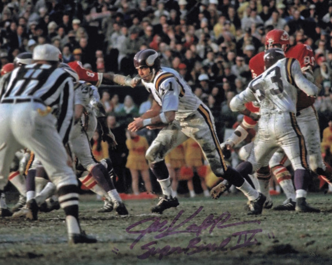 Joe Kapp Autographed 8x10 Photo Minnesota Vikings SKU #247505