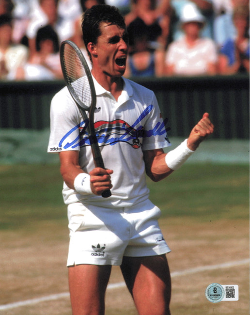 Ivan Lendl Autographed 8x10 Photo Beckett BAS QR #BS30802