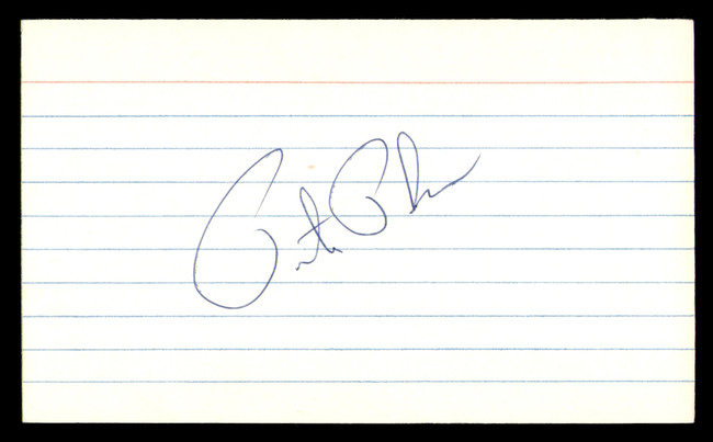 Pete Pihos Autographed 3x5 Index Card Philadelphia Eagles SKU #248543