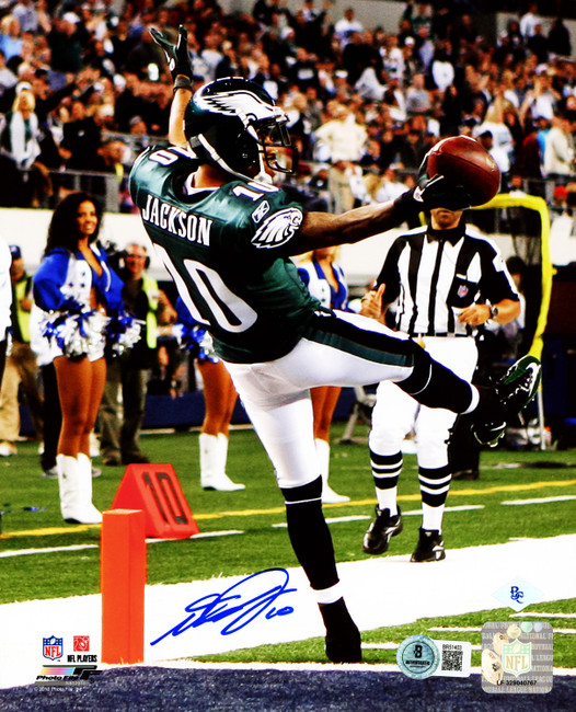 DeSean Jackson Autographed 8x10 Photo Philadelphia Eagles Beckett BAS QR Stock #247913