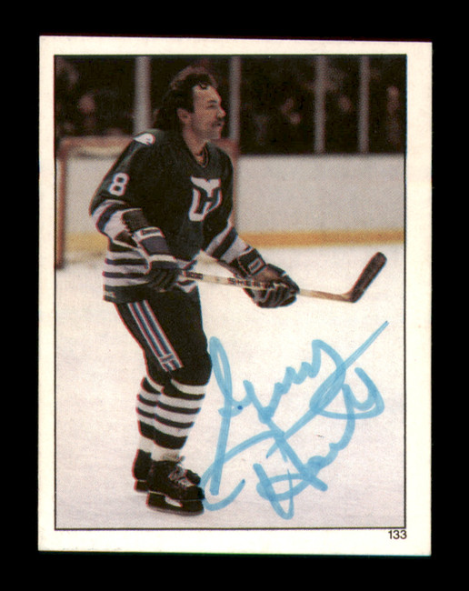Garry Howatt Autographed 1982-83 Topps Stickers Card #133 Hartford Whalers SKU #251452